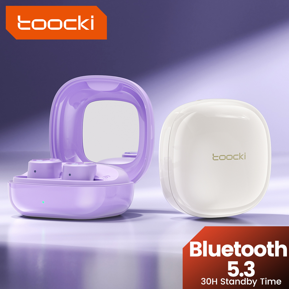 Bluetooth Headset On Ear - Toocki Bluetooth 5.3 Earphone Wireless HiFi