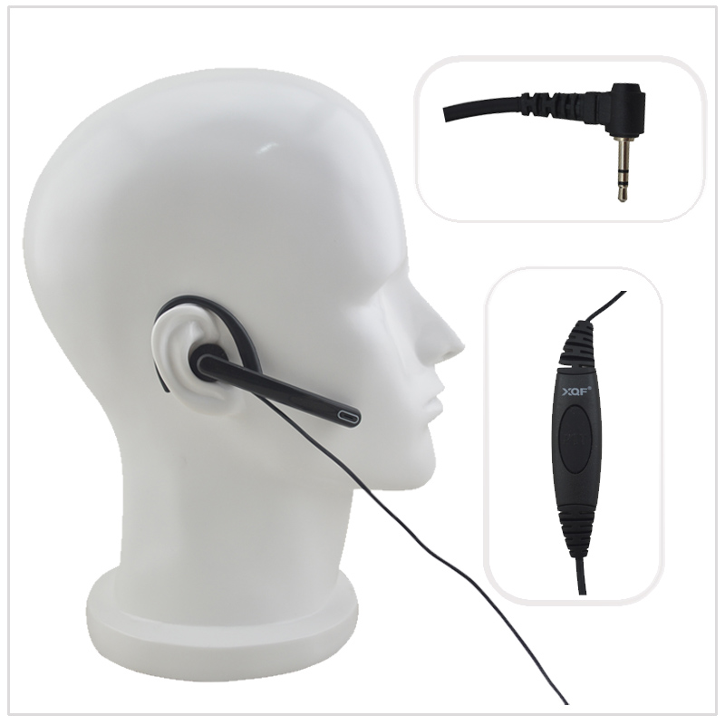 Wired Earphone Mic - One-Wired Radio Earpiece G-loop Boom mic