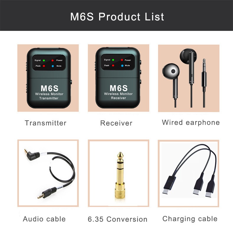 In Ear Monitor Iem - 2.4G Stereo Wireless In-Ear Monitoring System