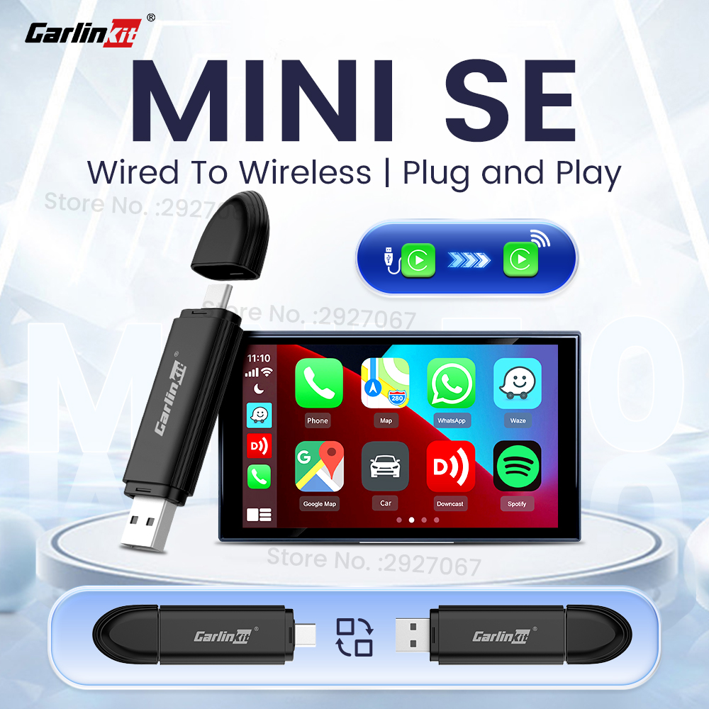 Bluetooth Adapter Receiver - CarlinKit MINI 5.0 Pro Wireless CarPlay