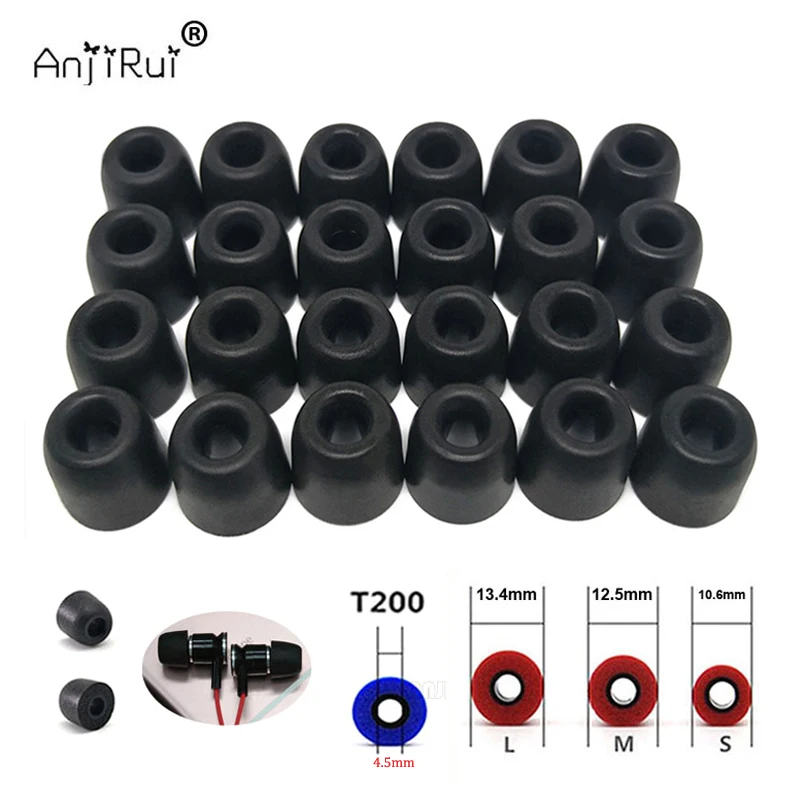 Earphone Foam Tip - 12Pair ANJIRUI Memory Foam Ear Pads