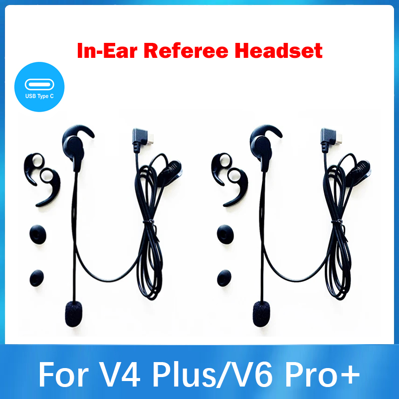 Bluetooth Headset On Ear - Type-C HIFI Soccer In-ear Referees Headphone