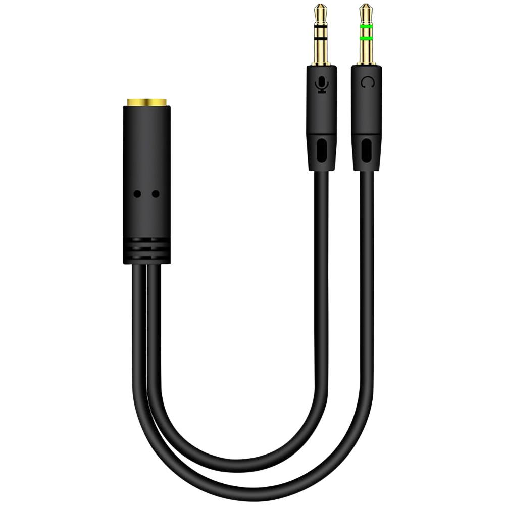 Earphone Splitter Jack - 3.5mm Jack 2 Male To 1