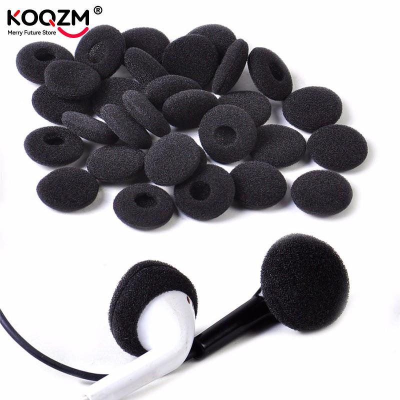 Earphone Foam Tip - 30pcs Sponge Covers Tips Black Soft