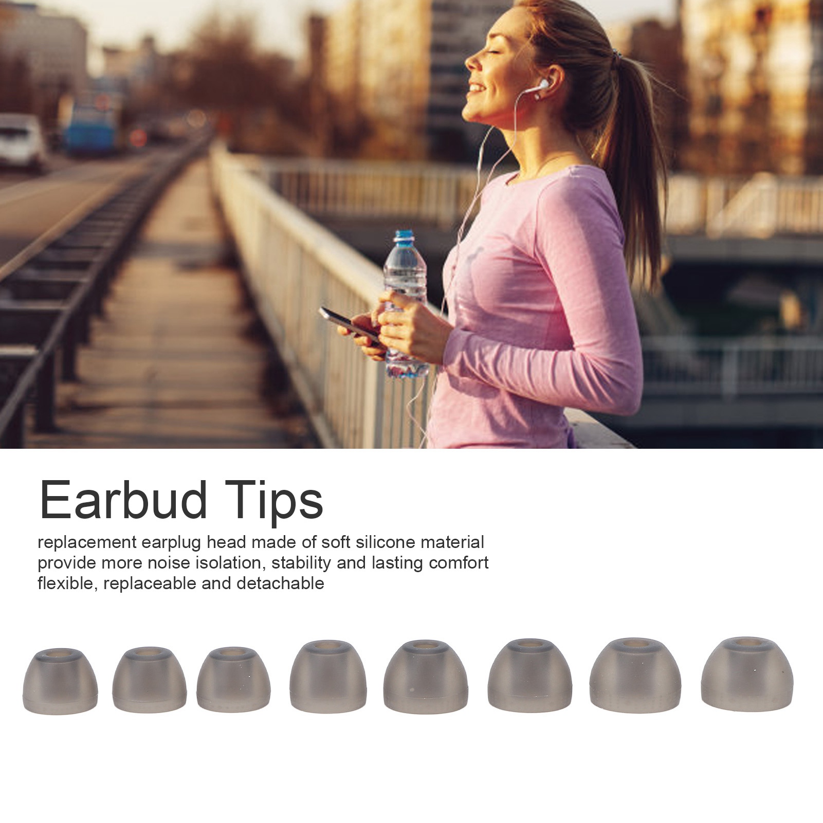 Silicone Ear Tip Replacement - Silicone Eartips Replacement Noise Reduction Comfortable