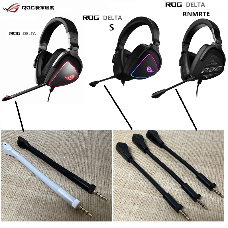 Gaming Headset Rgb - Original Microphones For ASUS ROG Delta