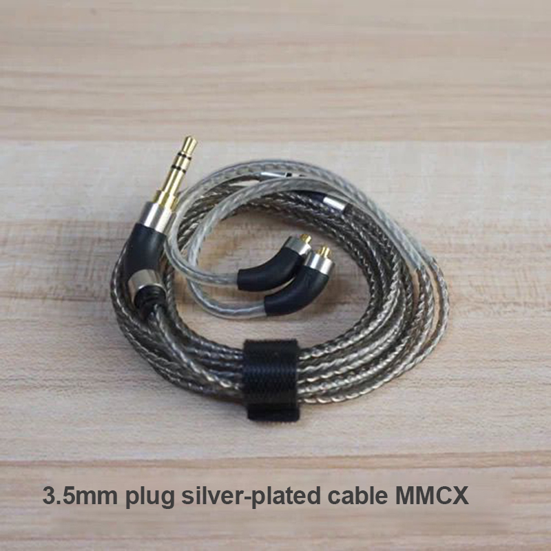 Audiophile Headphone Wired - MMCX Silver-Plated Headphone Upgrade Cable, HiFi