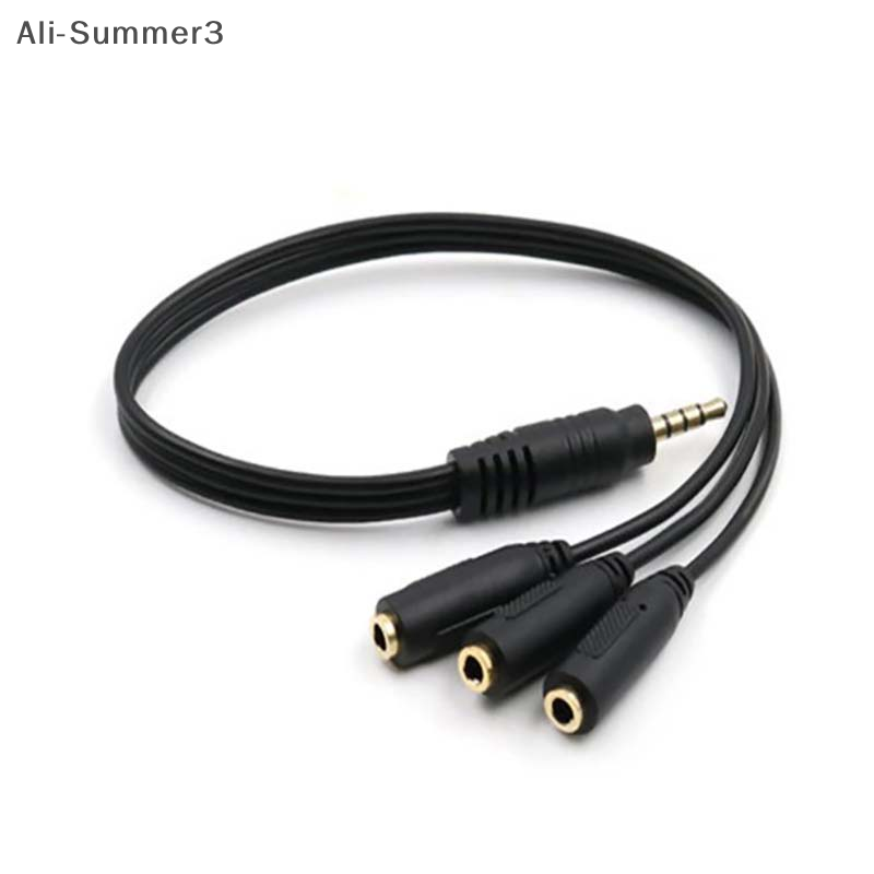 3.5mm 3 Way Port Aux Multi Hea - Earphone Splitter Jack ulasan dan harga