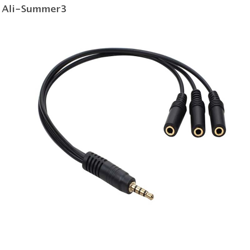 3.5mm 3 Way Port Aux Multi Hea - Earphone Splitter Jack ulasan dan harga