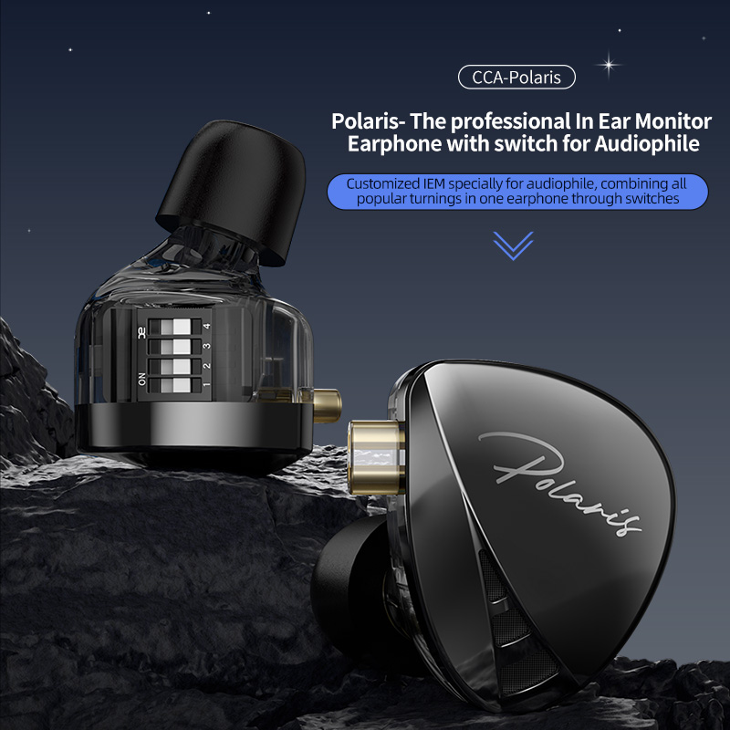 CCA Polaris Earphones HIFI Bas - Sports Earphone Hook ulasan dan harga