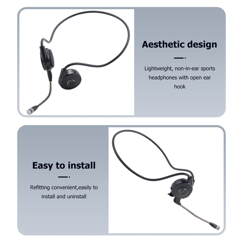 Excellent-Bone Conduction Earp - Sports Earphone Hook ulasan dan harga