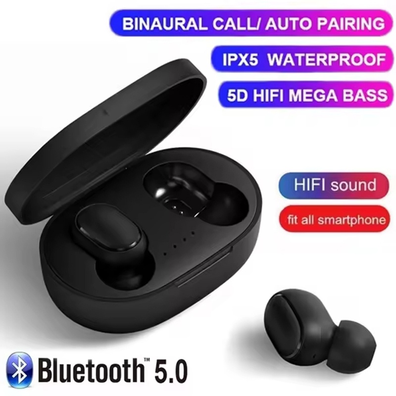 A6S TWS Earphones Wireless Blu - Wireless Earbuds Tws ulasan dan harga