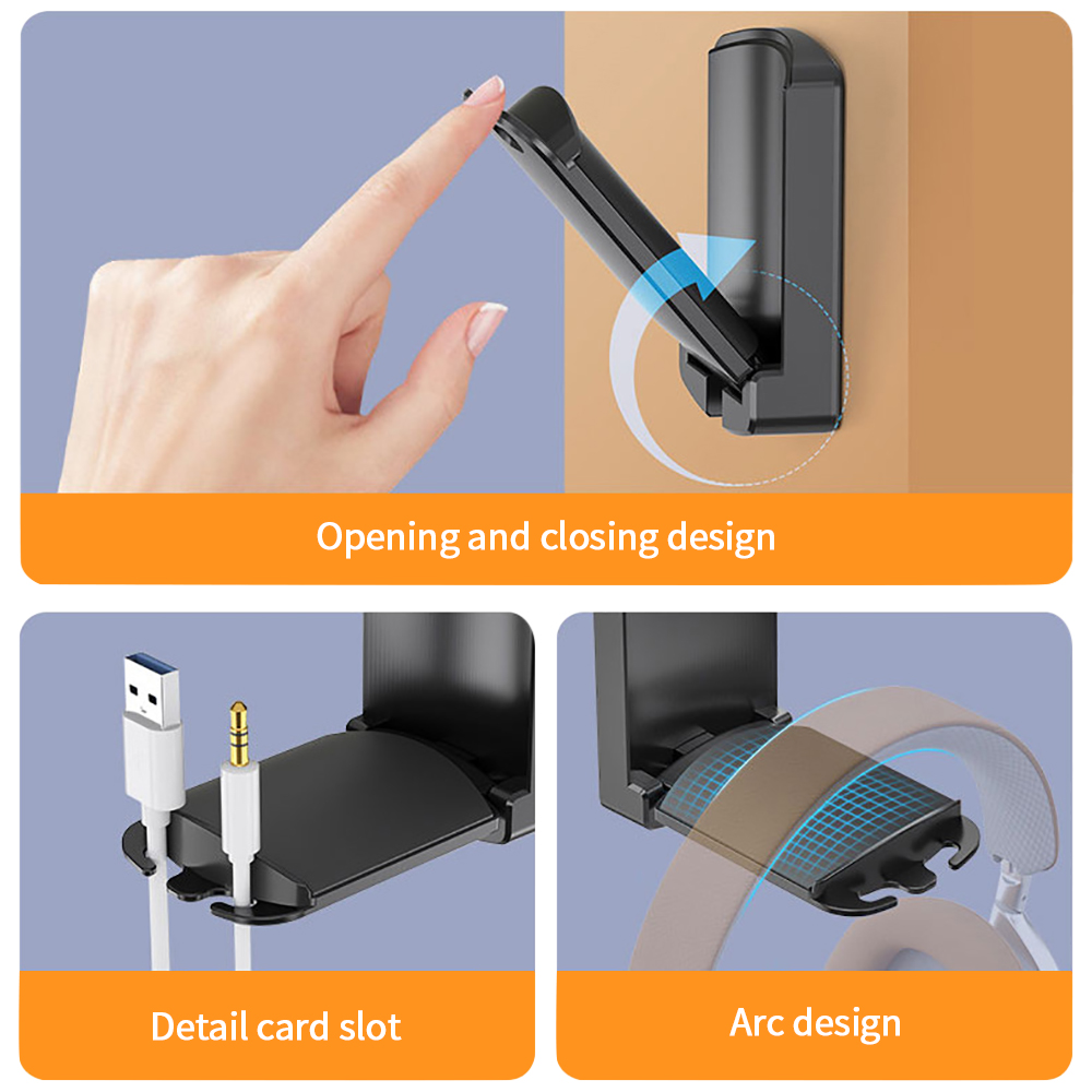 Folding Headset Stand Holder G - Headphone Stand Desk ulasan dan harga