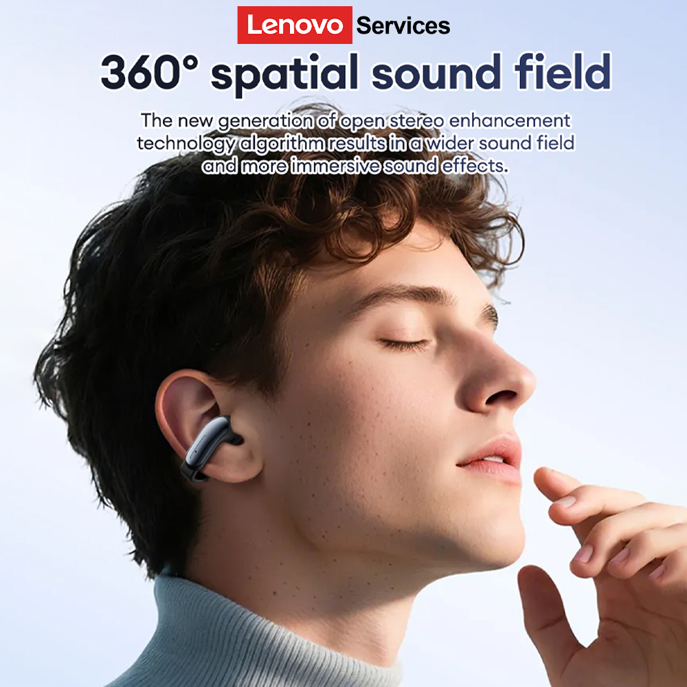 Lenovo LES-108 Bone Conduction - Wired Earphone Mic ulasan dan harga