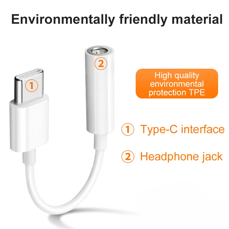 USB C to 3.5mm Headphone Jack  - Usb C Earphone ulasan dan harga