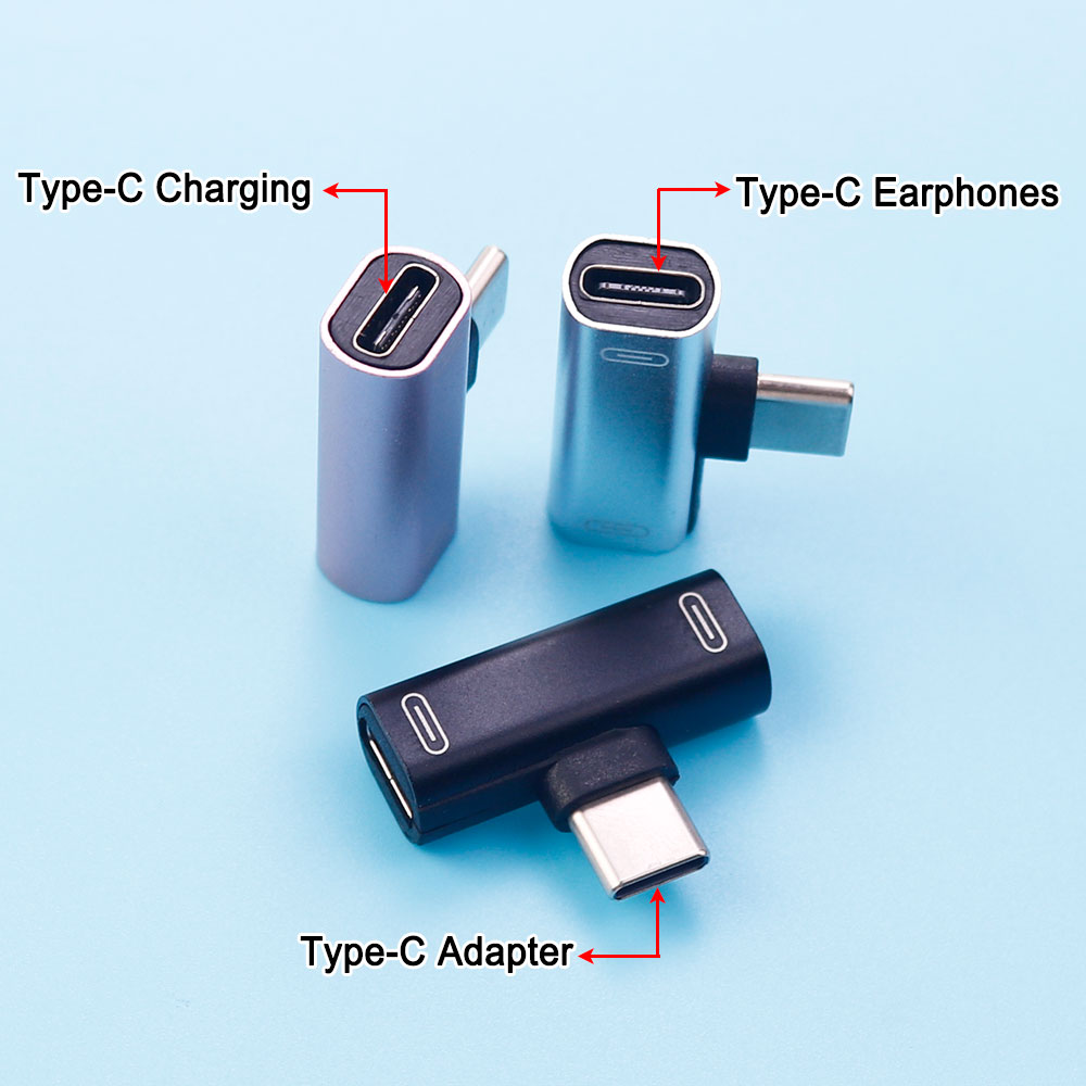 1/2 pcs 3 In 1 USB C To Type-C - Usb C Earphone ulasan dan harga
