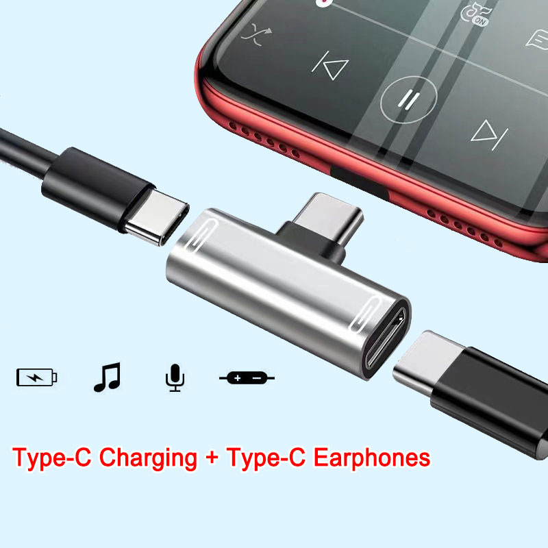 1/2 pcs 3 In 1 USB C To Type-C - Usb C Earphone ulasan dan harga