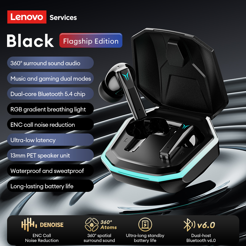 Lenovo GT105 Gaming Wireless E - Gaming Headset Rgb ulasan dan harga