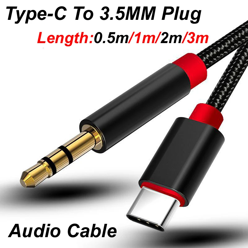 0.5m/1m/2m/3m Type-C USB-C To  - Audiophile Headphone Wired ulasan dan harga
