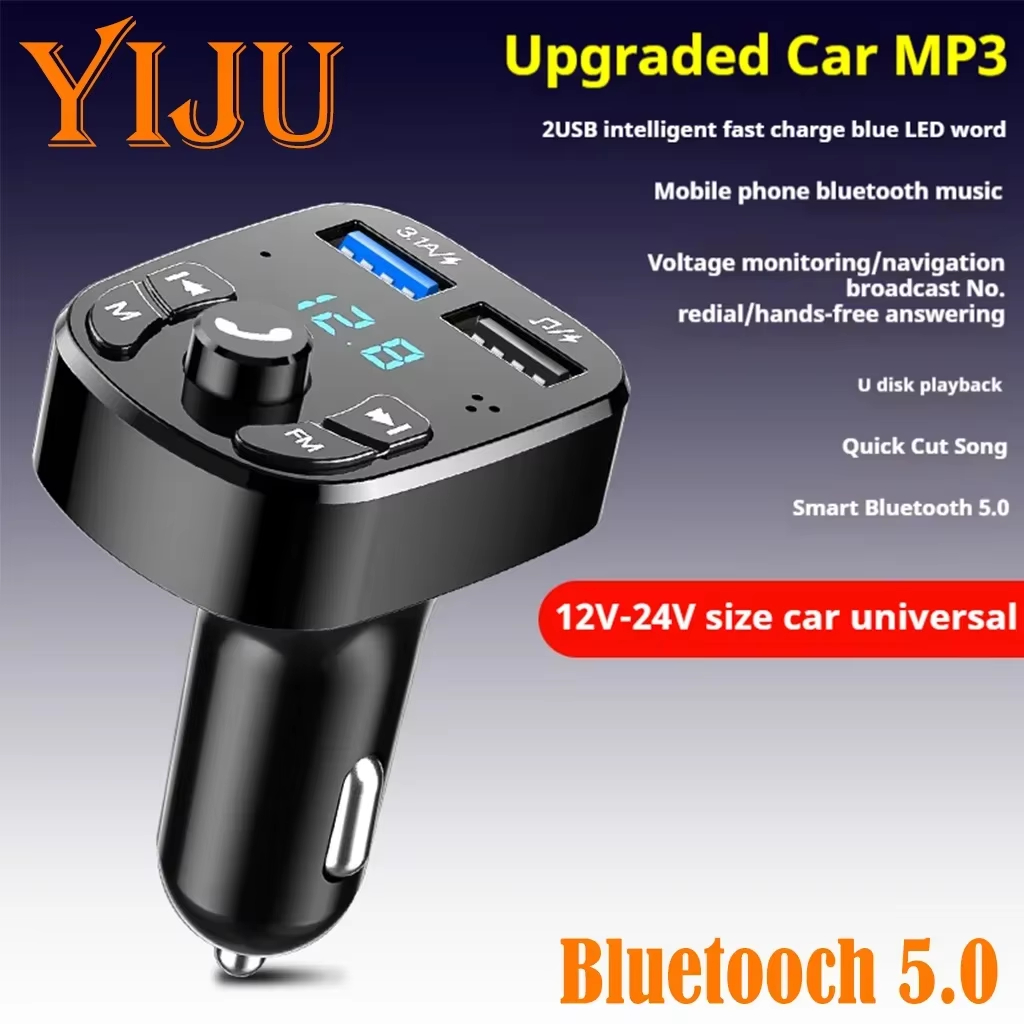 Car Bluetooth 5.0 Fm Transmitt - Bluetooth Adapter Receiver ulasan dan harga