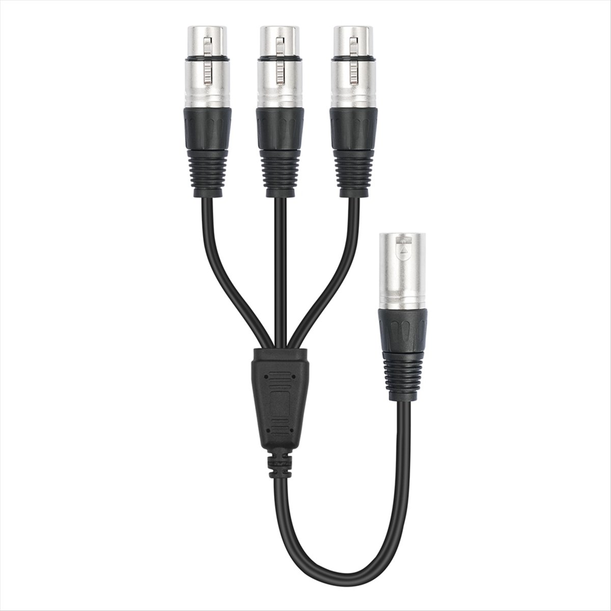 (PQWN) 3Pin XLR Male to 3 Fema - Audio Splitter Y ulasan dan harga