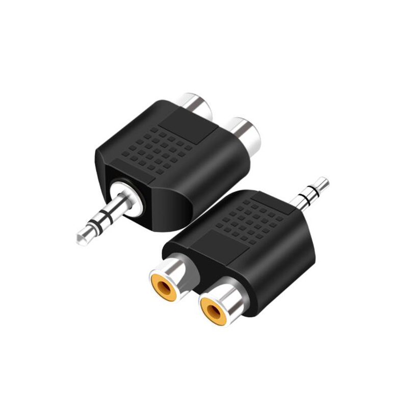 1/2/4pcs 3.5 mm Jack Stereo AU - Earphone Splitter Jack ulasan dan harga