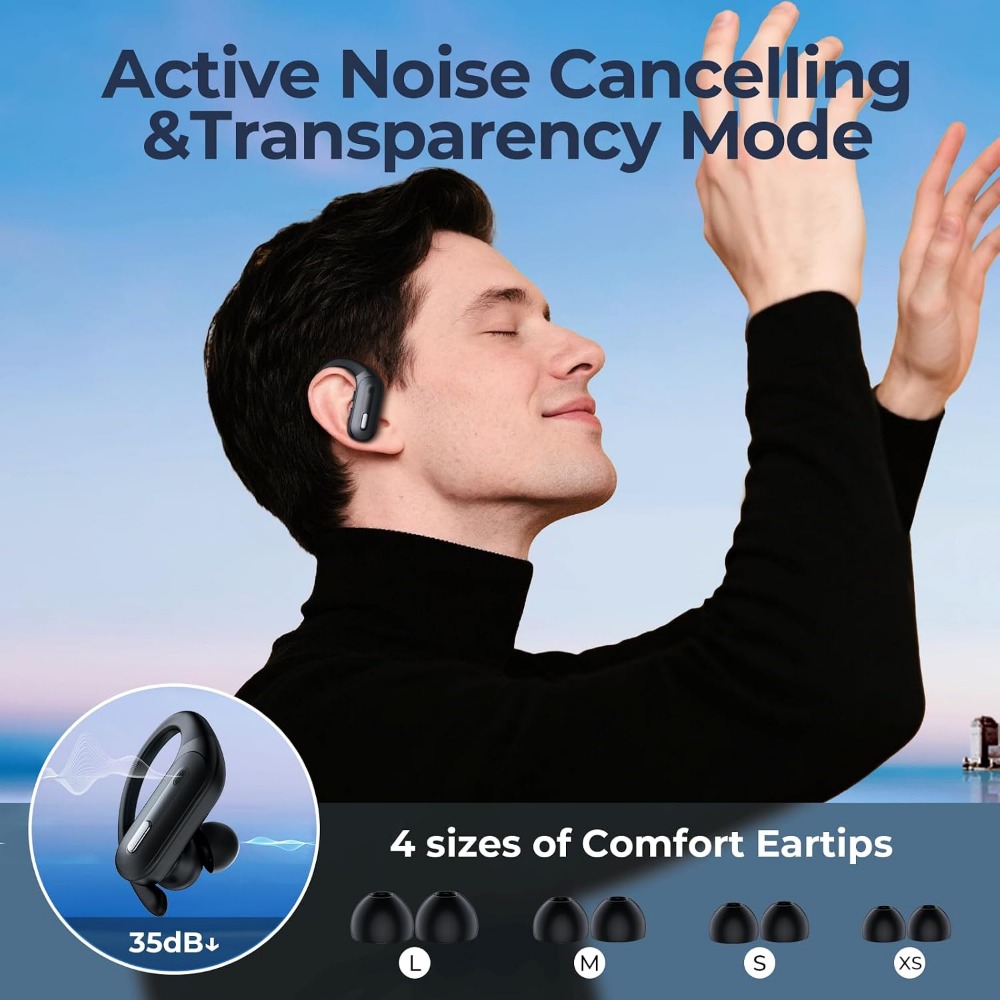 Wireless Earbuds with Noise Ca - Noise Cancelling Headphone ulasan dan harga
