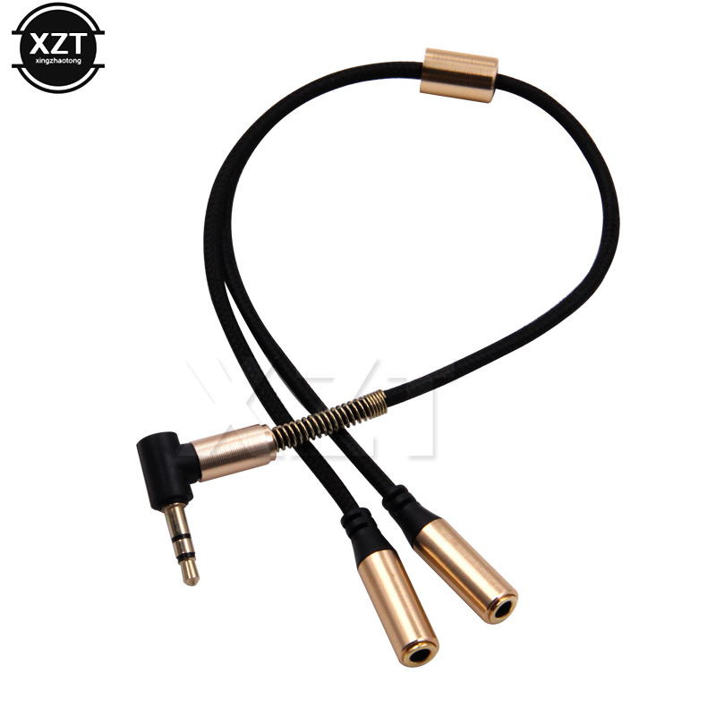 3.5mm 1 To 2 Audio Aux Y Split - Earphone Splitter Jack ulasan dan harga