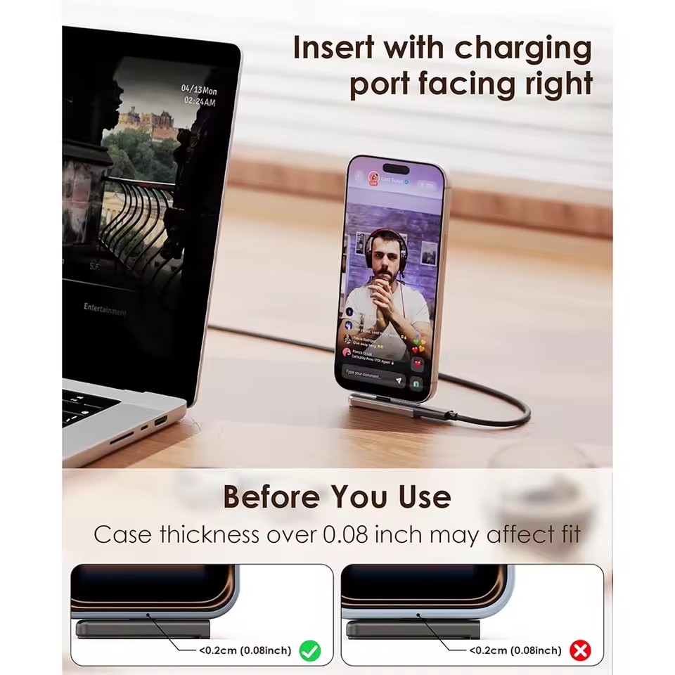 2/1PCS Portable USB C To 3.5mm - Headphone Stand Desk ulasan dan harga