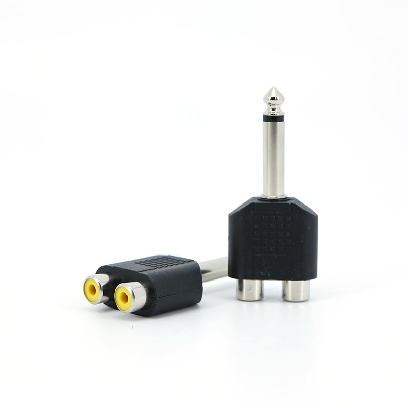 6.35mm 6.5 Audio Mono Stereo 1 - Audio Splitter Y ulasan dan harga