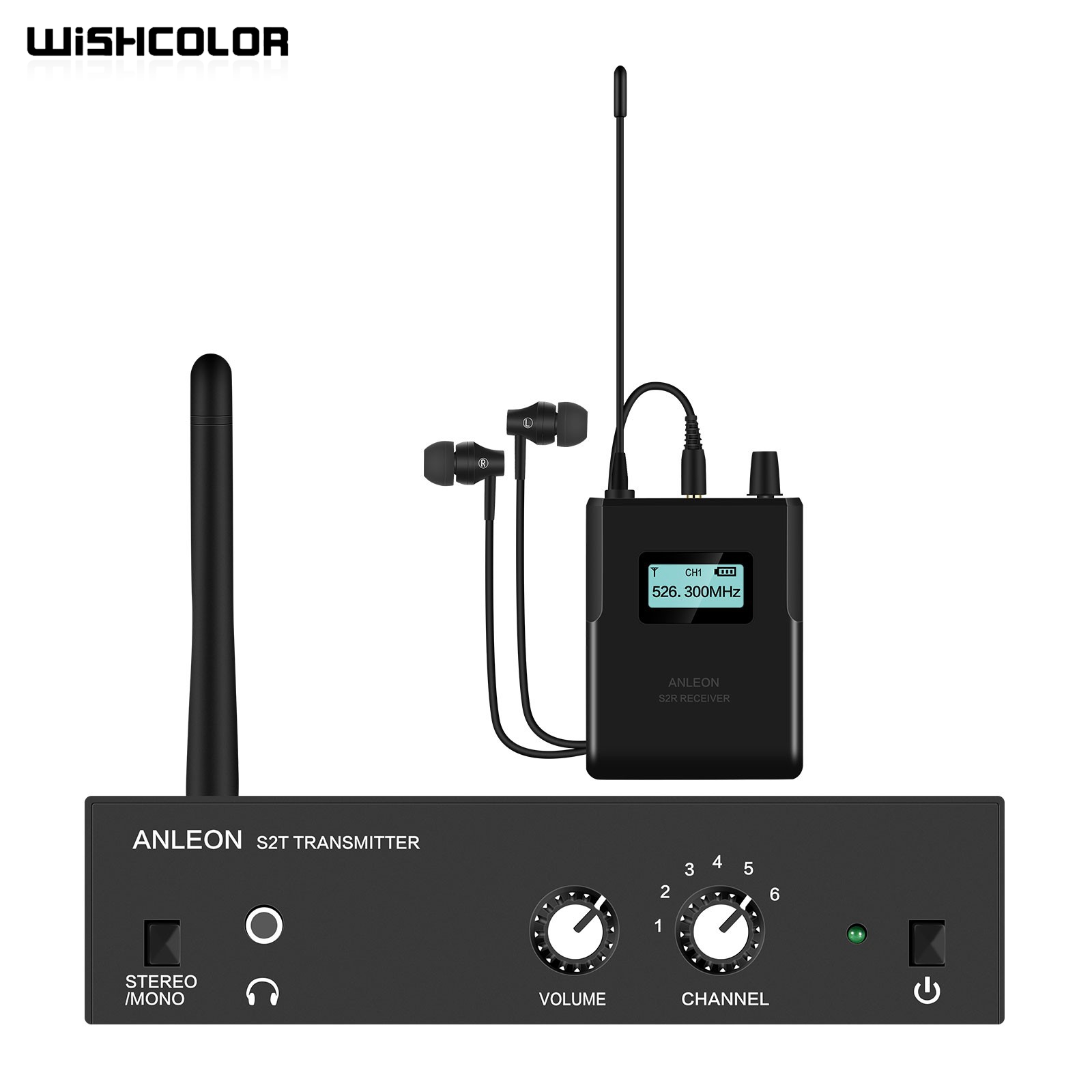 Wishcolor ANLEON S2 526-535MHz - In Ear Monitor Iem ulasan dan harga