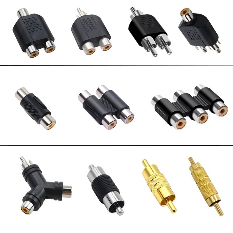 5pcs RCA Jack Female To Male P - Audio Splitter Y ulasan dan harga