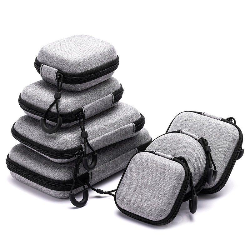 1Pc Portable Shockproof Headph - Headphone Case Hard ulasan dan harga