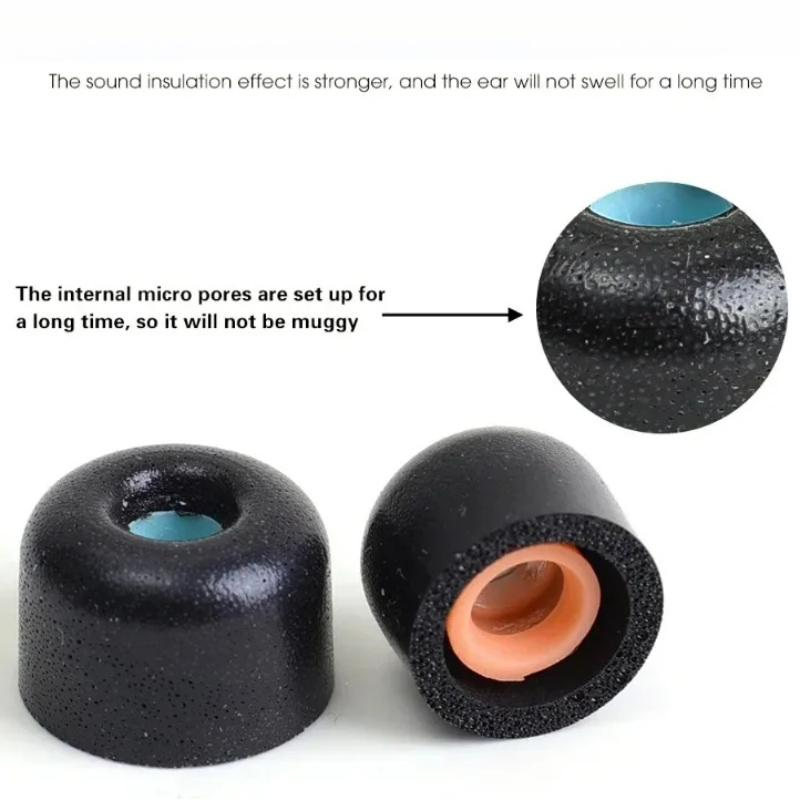 Memory Foam Earphones Ear Pads - Earphone Foam Tip ulasan dan harga