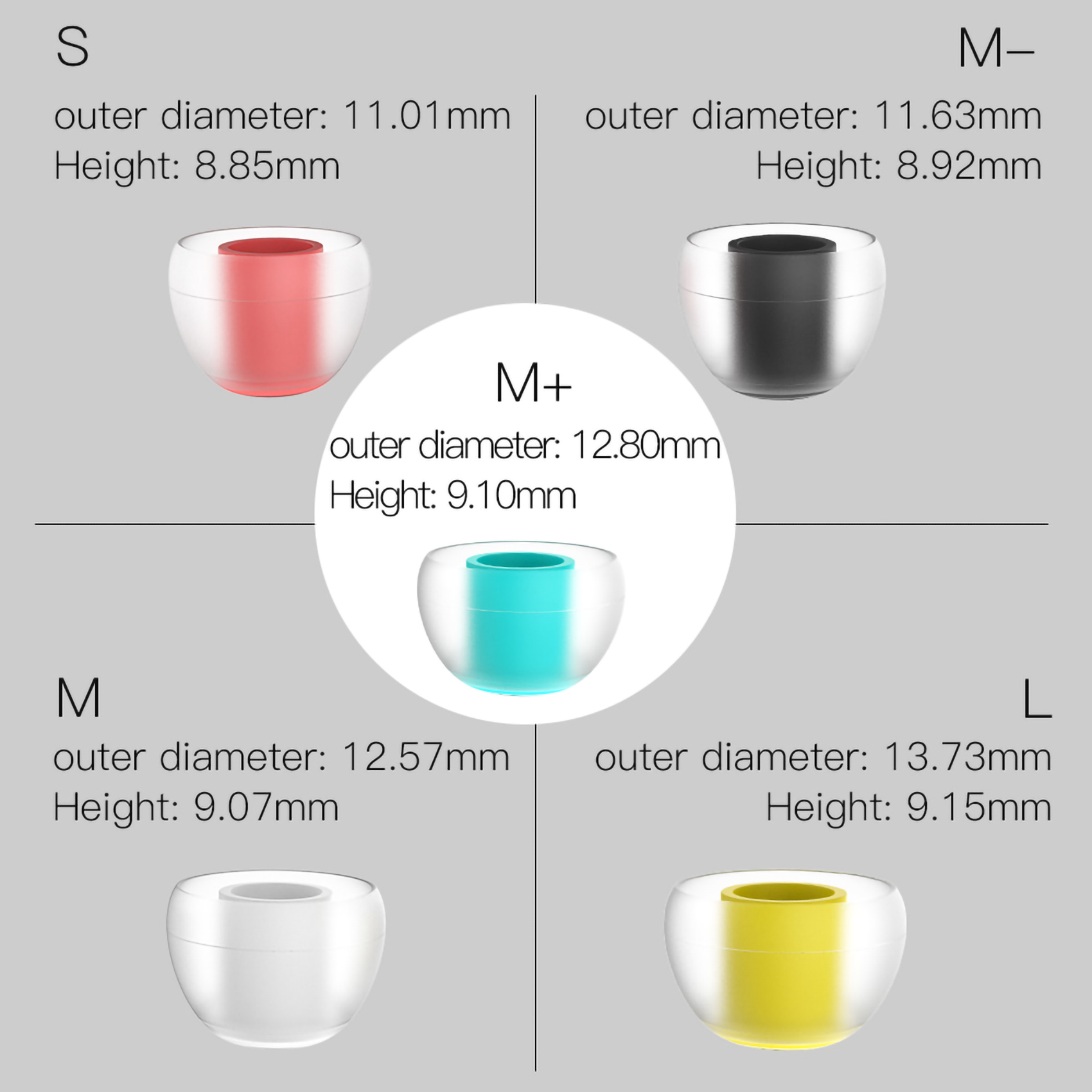 SIWRE 07 Silicone Eartips For  - In Ear Monitor Iem ulasan dan harga