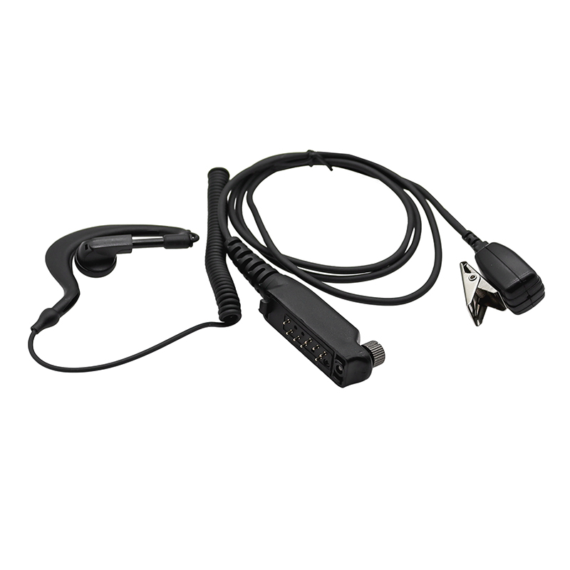 1-Wire Earloop Headset Earpiec - Wired Earphone Mic ulasan dan harga