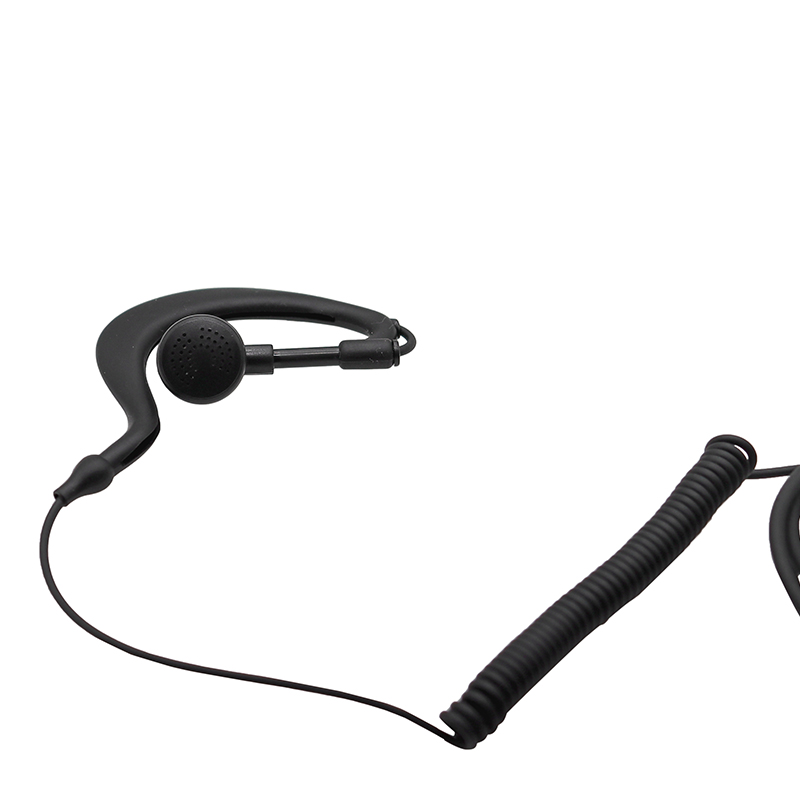 1-Wire Earloop Headset Earpiec - Wired Earphone Mic ulasan dan harga