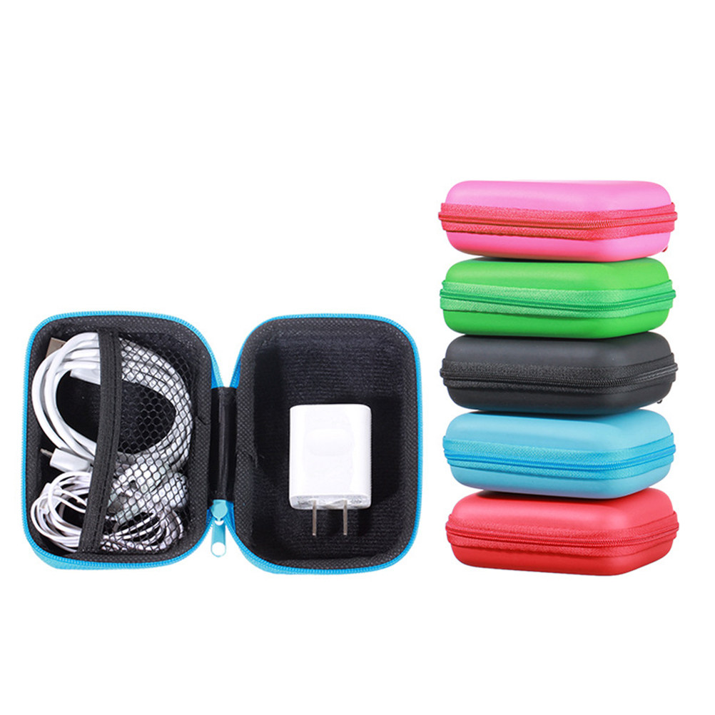 2Pcs Travel Friendly Eva Headp - Headphone Case Hard ulasan dan harga