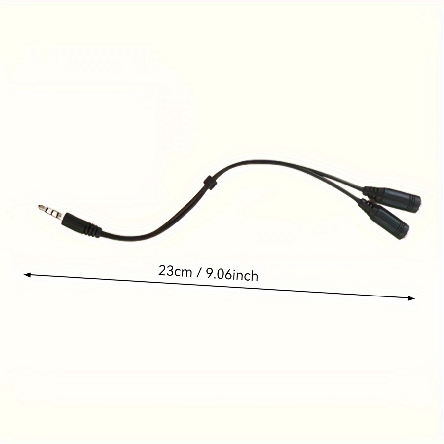 3.5mm Stereo Audio 1Male to 2  - Audio Splitter Y ulasan dan harga