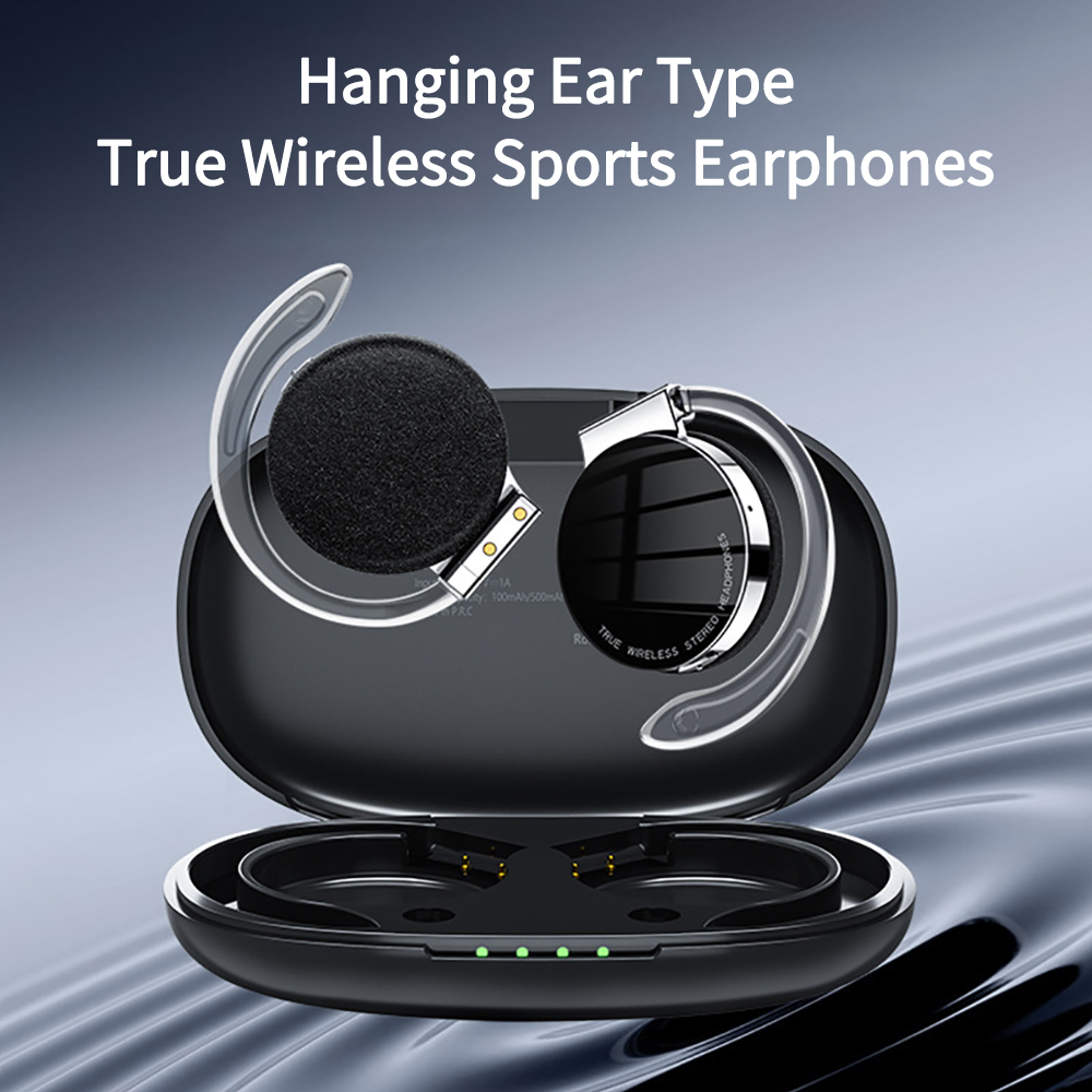 F2 TWS Wireless Bluetooth Head - Sports Earphone Hook ulasan dan harga