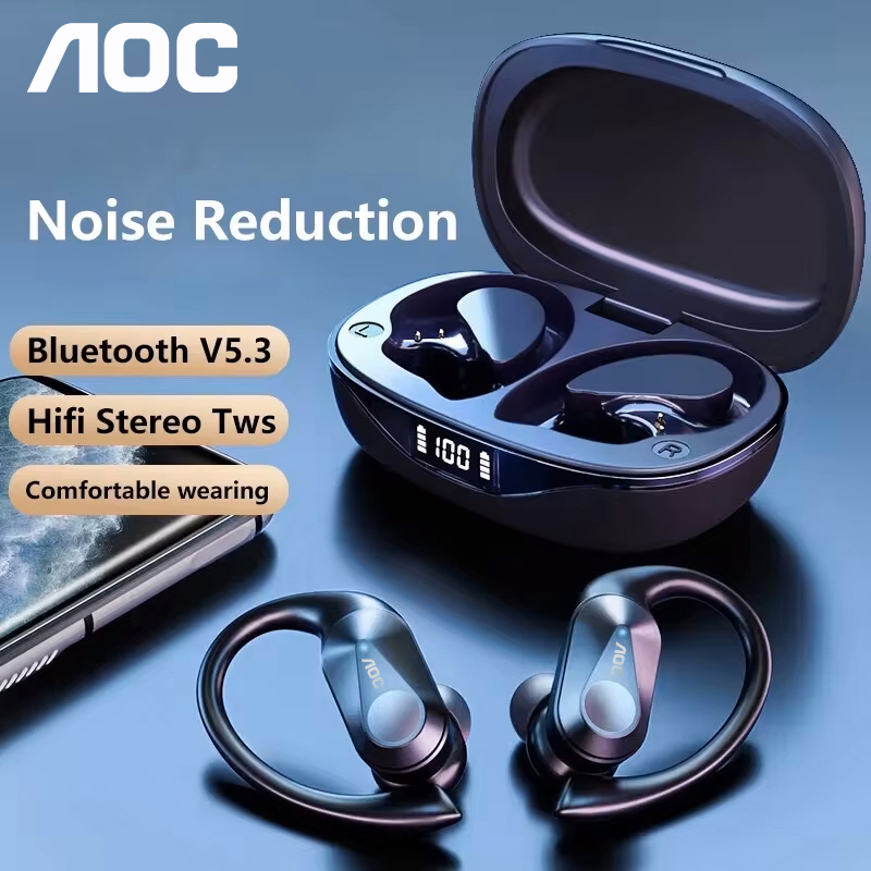 Choice AOC Sports Headset Wire - Wired Earphone Mic ulasan dan harga