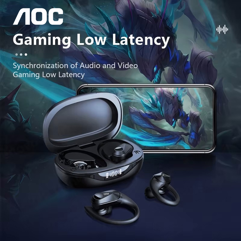 Choice AOC Sports Headset Wire - Wired Earphone Mic ulasan dan harga