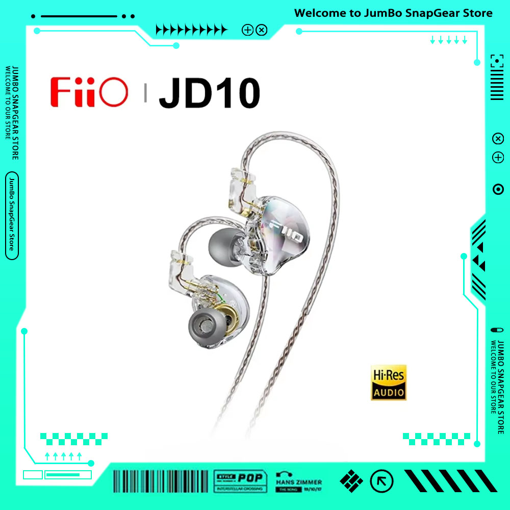 FiiO JD10 3.5mm / Type-C Wired - Audiophile Headphone Wired ulasan dan harga