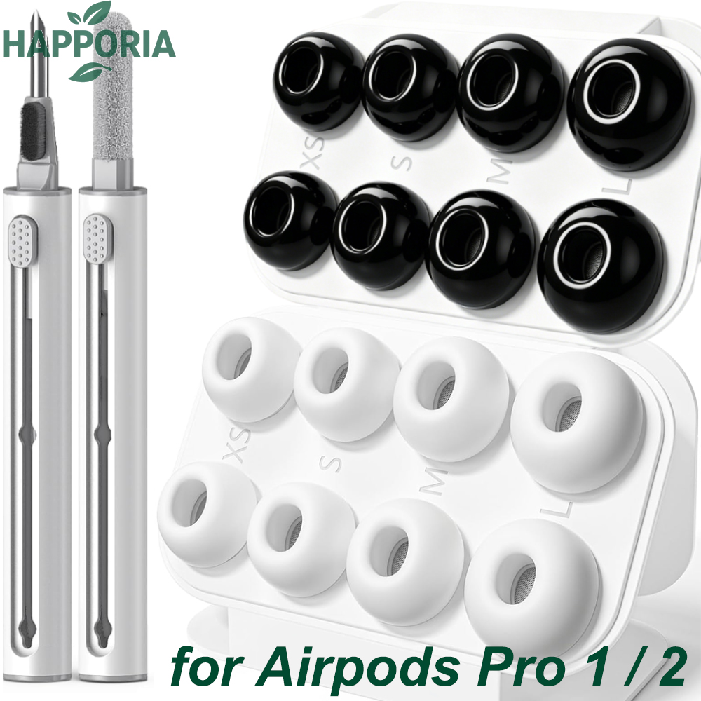 HAPPORIA Liquid Silicone Earbu - Silicone Ear Tip Replacement ulasan dan harga