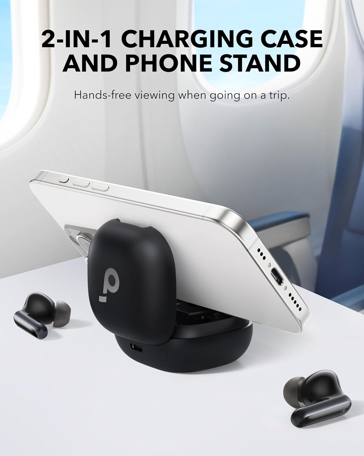 Adaptive Noise Cancelling Earb - Earbuds Charging Case ulasan dan harga