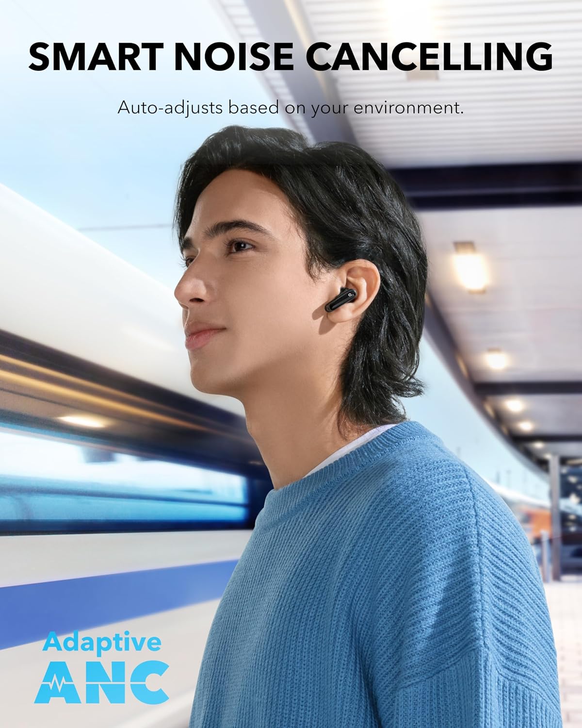 Adaptive Noise Cancelling Earb - Earbuds Charging Case ulasan dan harga