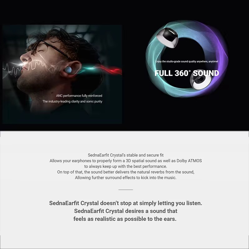 AZLA SednaEarfit Crystal Earti - Wireless Earbuds Tws ulasan dan harga