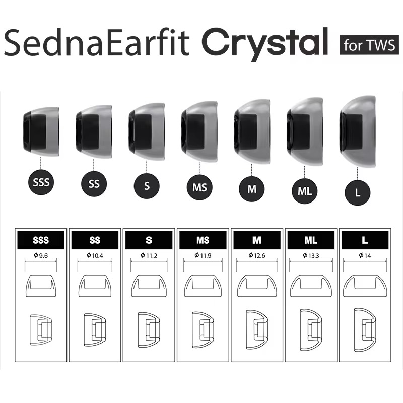 AZLA SednaEarfit Crystal Earti - Wireless Earbuds Tws ulasan dan harga