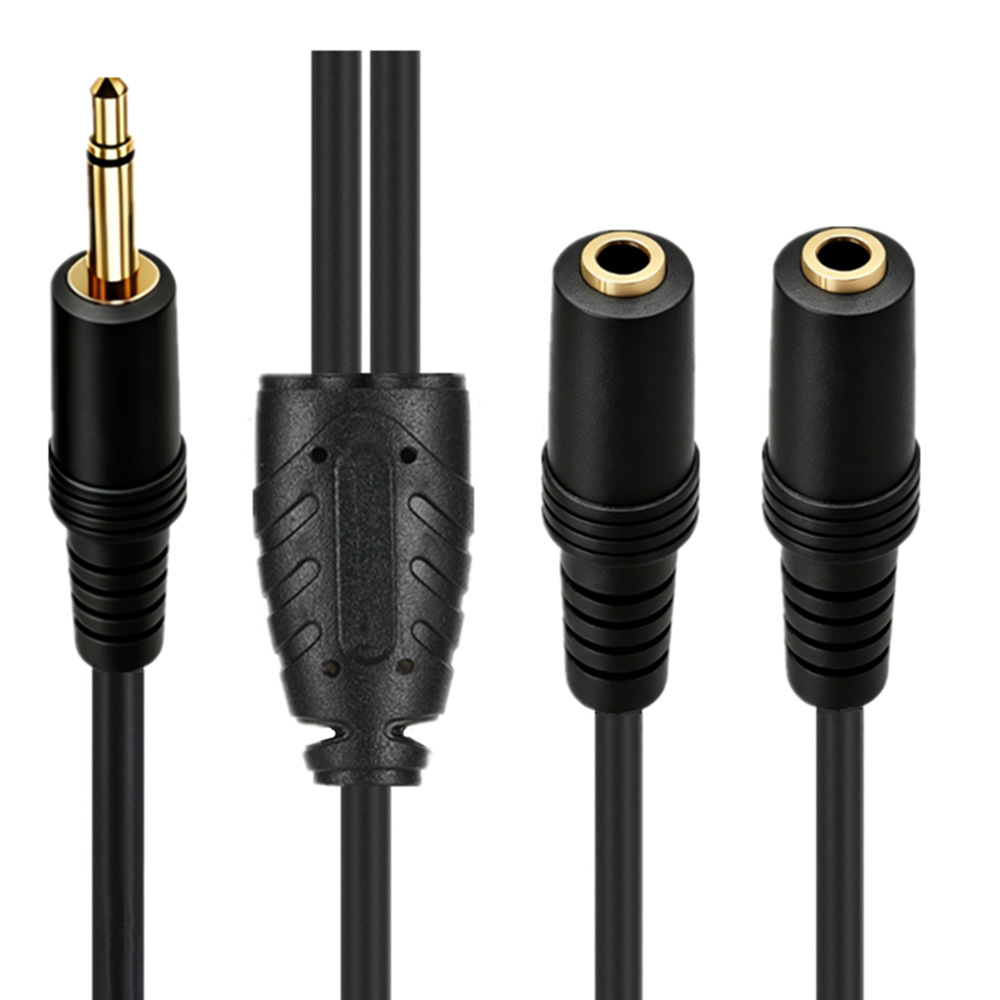 3.5mm TS Mono Male To Dual 3.5 - Earphone Splitter Jack ulasan dan harga