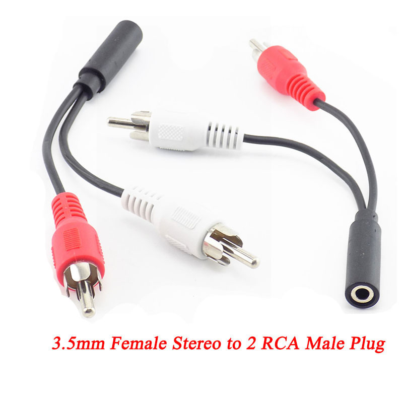 3.5mm RCA Female jack Stereo t - Cable Extension 3.5 ulasan dan harga